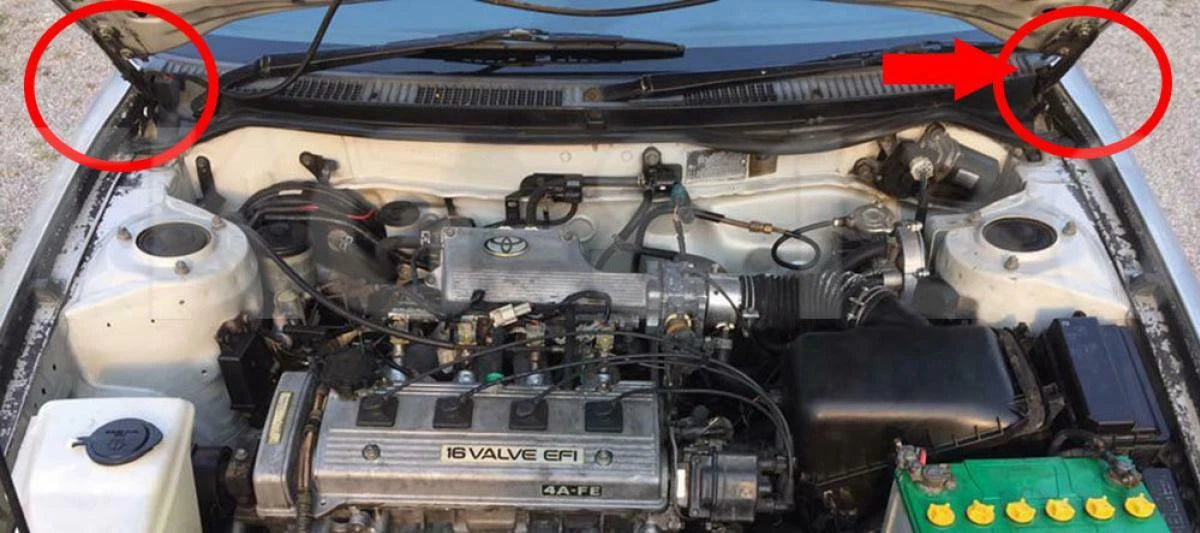 BonnetHinge for Toyota Corolla Sedan (1993-1997)