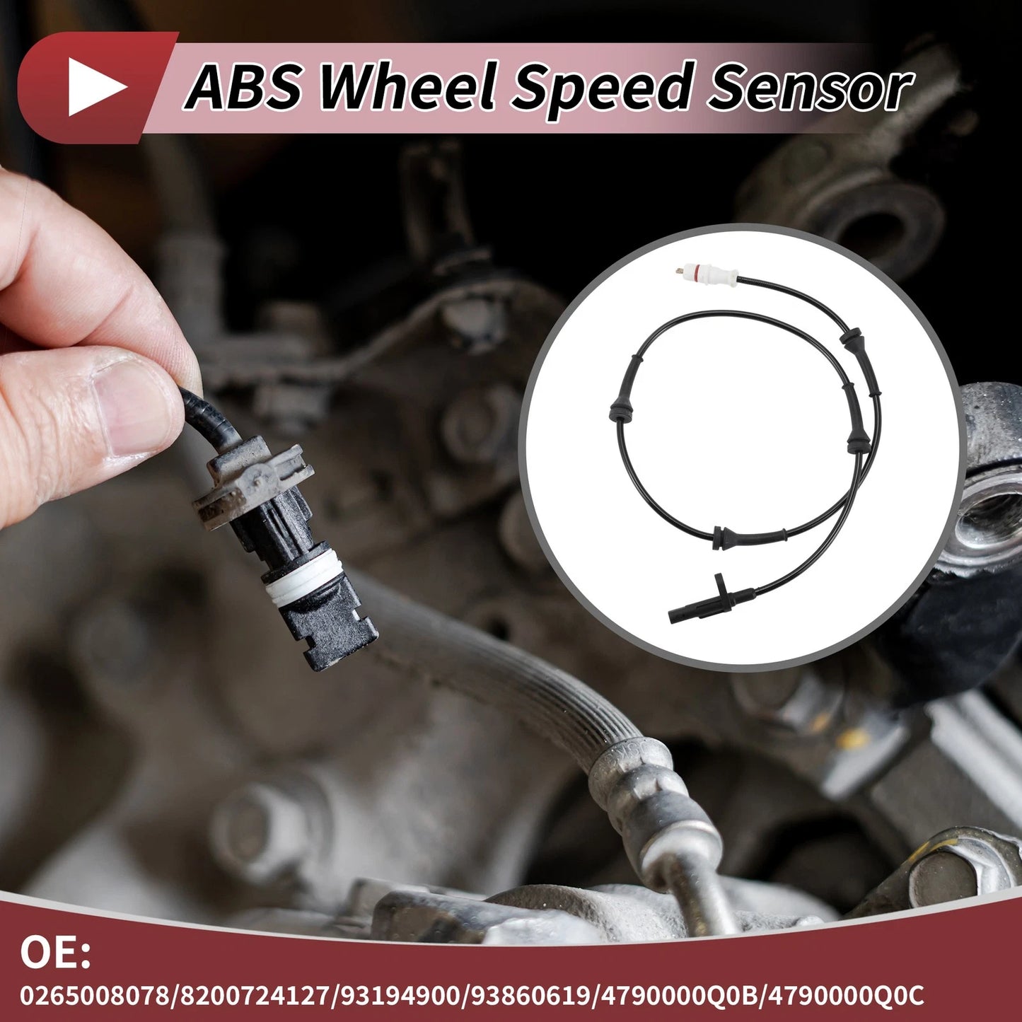 ABS Wheel Speed Sensor for Nissan Primastar (2001-2014)