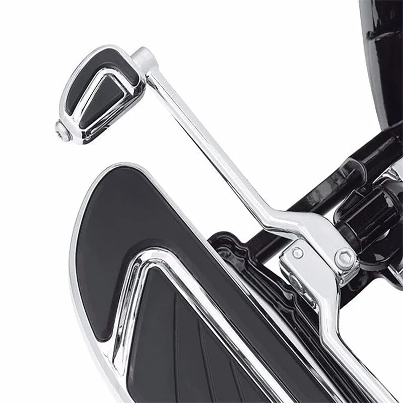Chrome Shifter Foot Pegs for Harley Dyna Low Rider Softail Fat Boy (2006-2023)