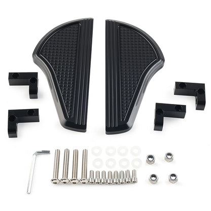 Rear Passenger Floorboard Footboards for Harley Electra Glide, Road King