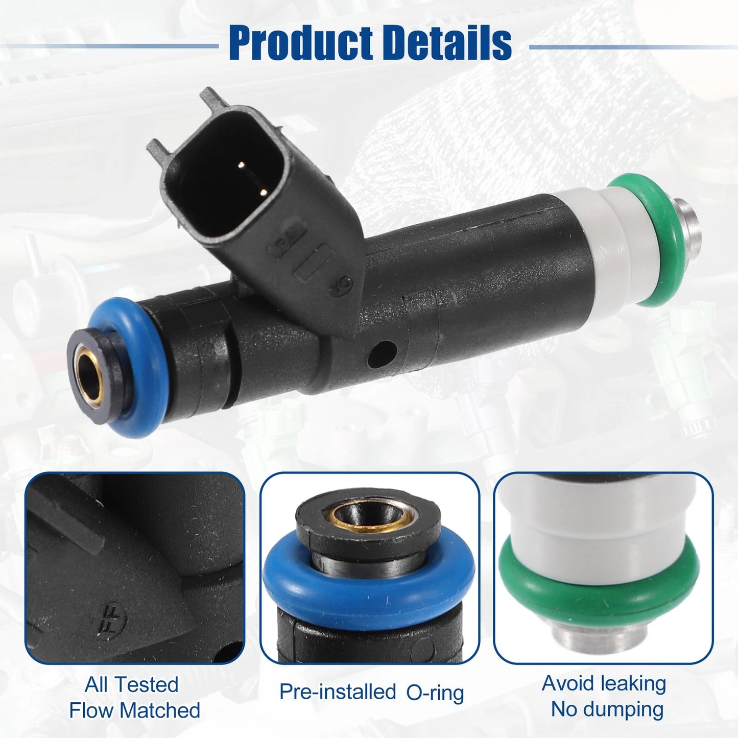 6pcs Fuel Injector Nozzle for Ford Freestar 3.9L 4.2L (2006-2007)