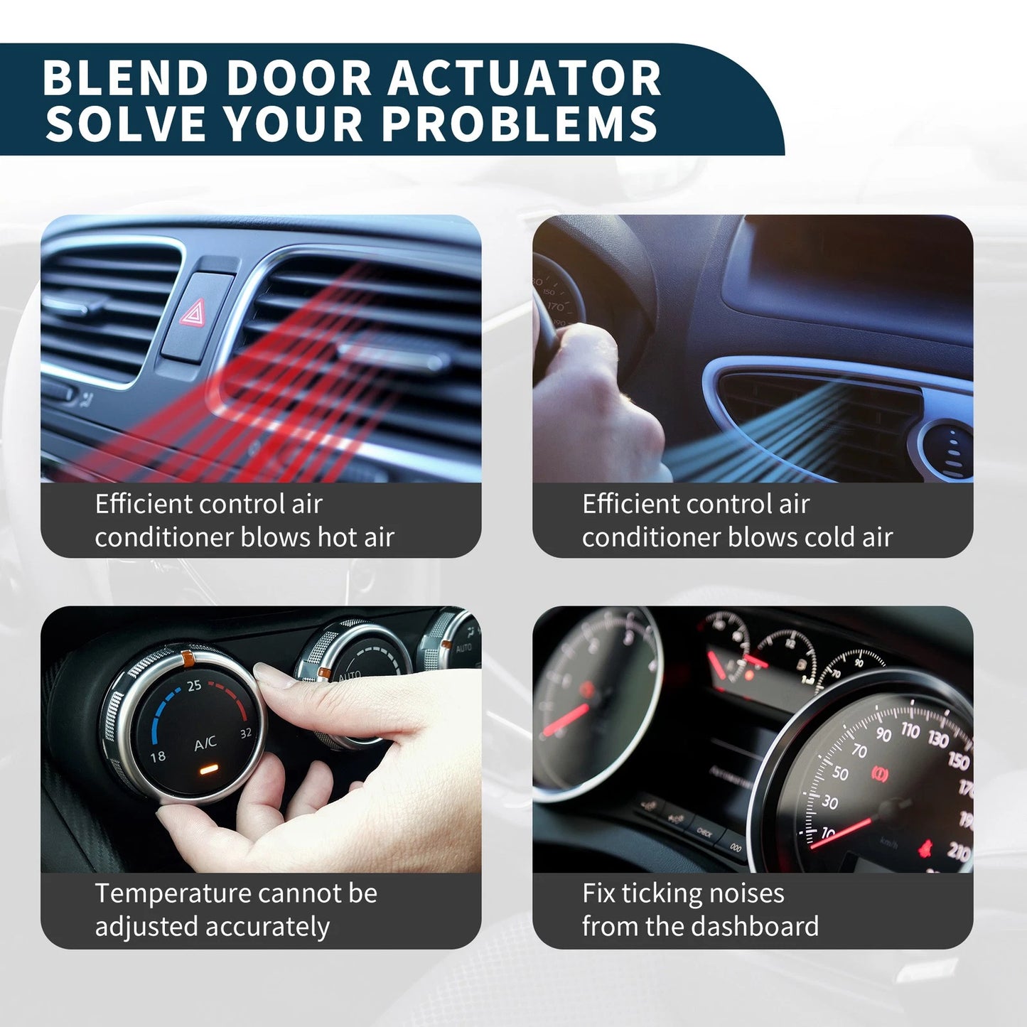 HVAC Heater Blend Door Actuator for Chevrolet Silverado 1500 (2007)