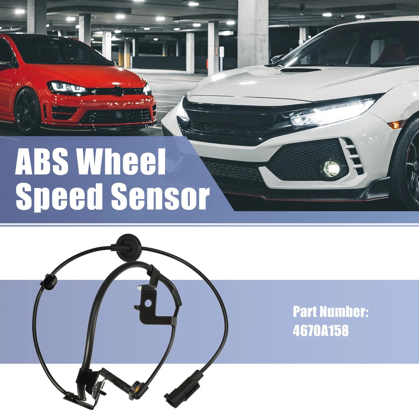 Rear Right ABS Wheel Speed Sensor for Mitsubishi Outlander (2007-2009)