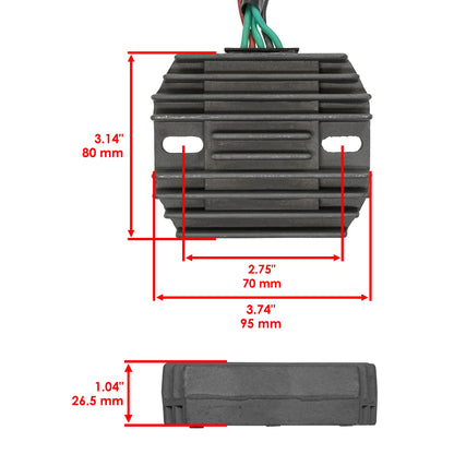 Regulator Rectifier for Yamaha 80HP Outboard Engine 1999-2003
