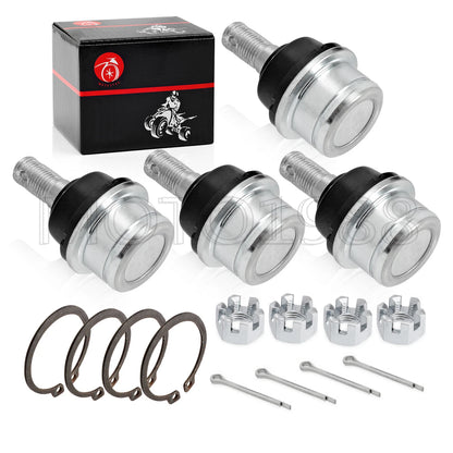 4x Front Upper Knuckle Arm Ball Joint Kit for Honda Recon TRX250 (1987–2001)