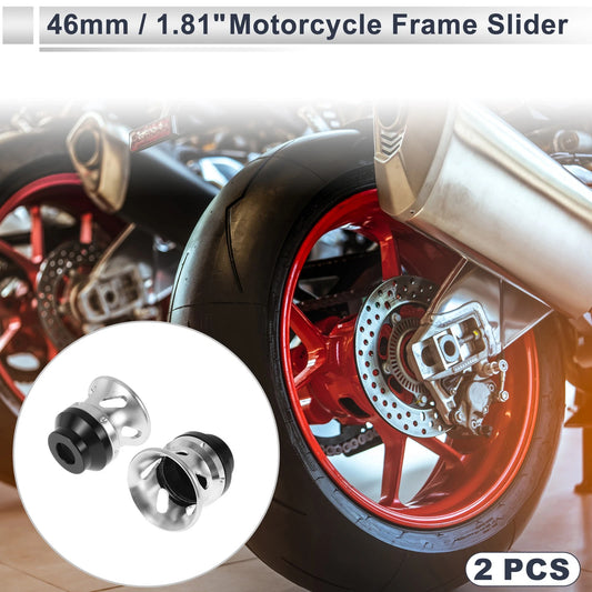 Slider Frame 2 Pcs 14mm Aluminum Alloy Motorcycle Slider Frame for Motorcycle