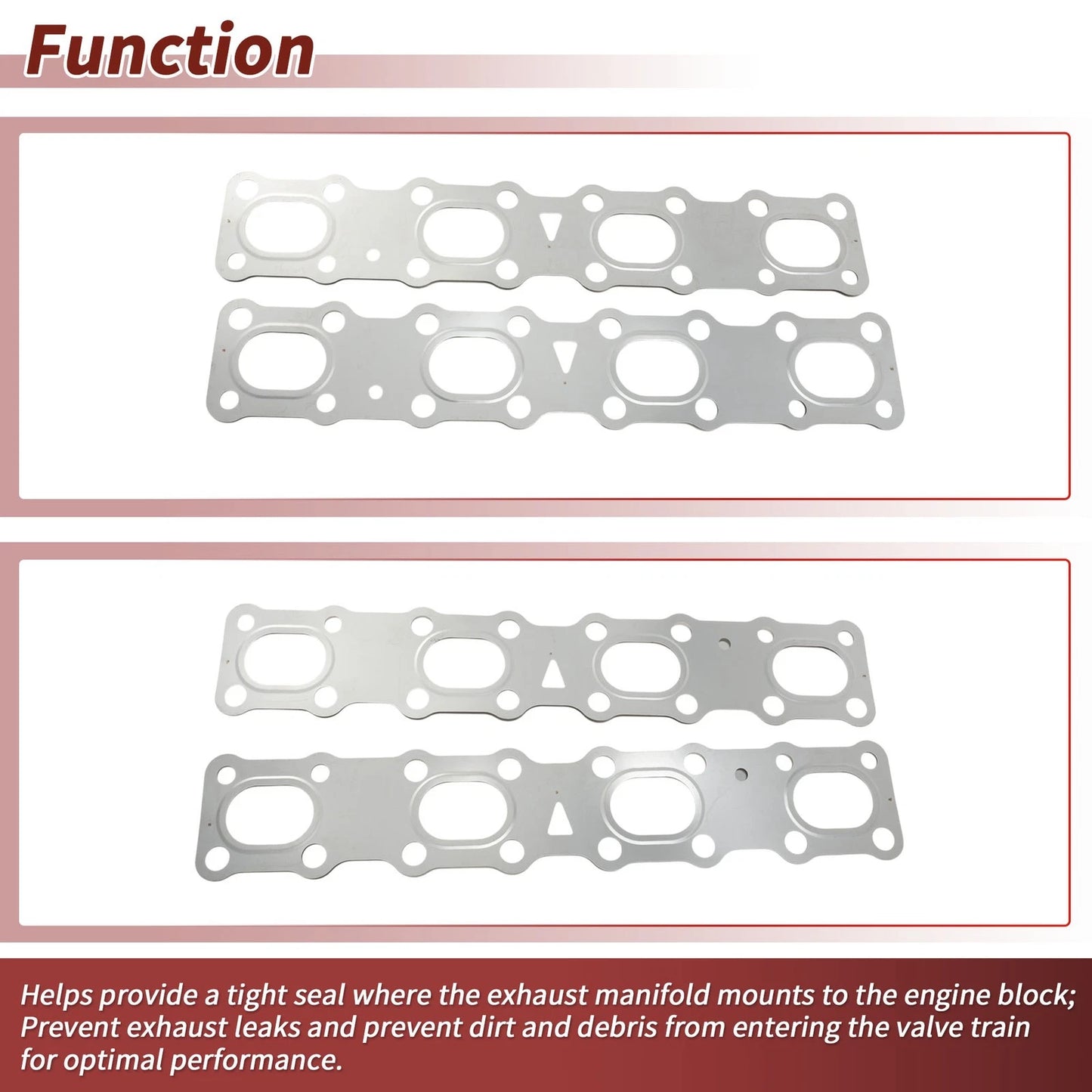 Exhaust Manifold Header Gaskets for Nissan Armada NV (2004-2017)
