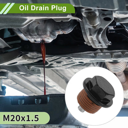 Oil Drain Plug 2x M20x1.5 Copper for Car Motorcycle
