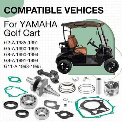 0.25mm O.S. Crank/Rod Piston Gasket for YAMAHA G2/5/8/9/11
