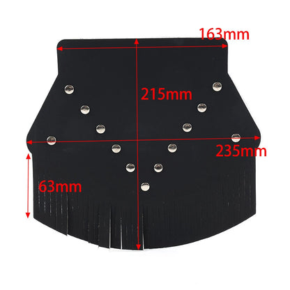 Black Rear Fender Mud Flap Cover for Harley Sportster 883XL (2004-2023)