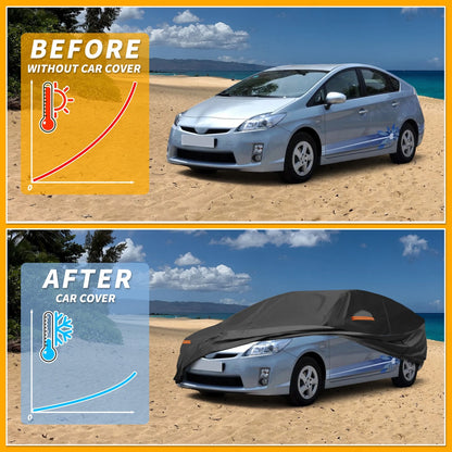 Waterproof All Weather Car Cover for Toyota Prius Hatchback (2010-2023)