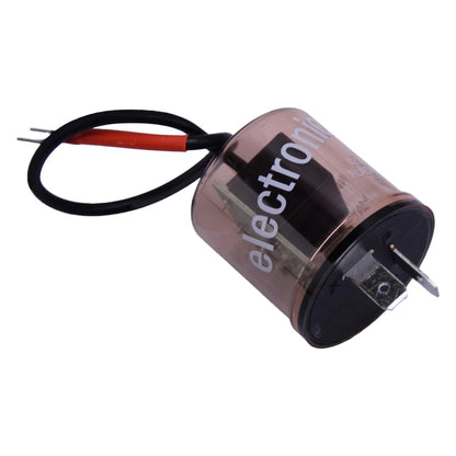 12V LED Turn Signal Flasher Relay for Car - Heavy Duty, Ground Wire