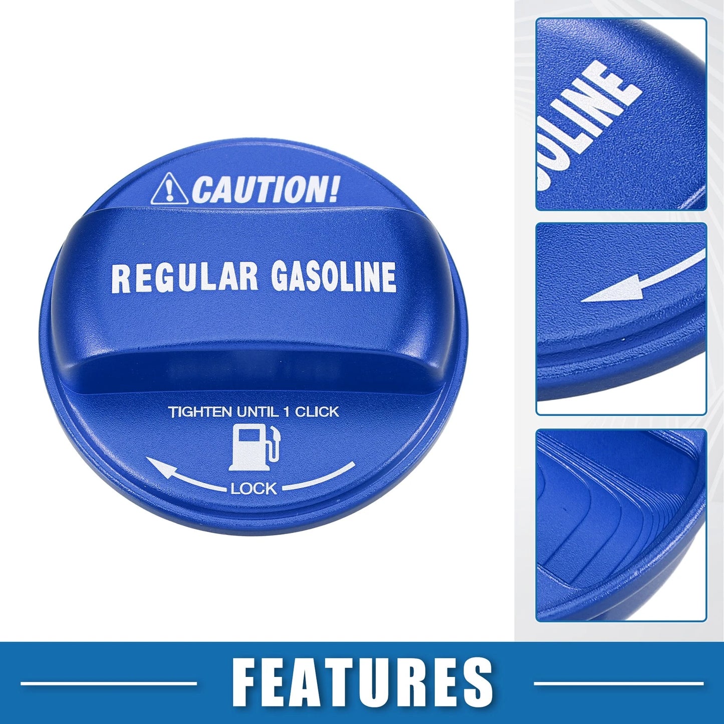 Car Oil Fuel Cap Decorative Sticker for Honda Odyssey (2014-2020) Blue