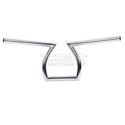 8 3/4" Rise 1" Z Handle Bars for Honda Harley Bobbers