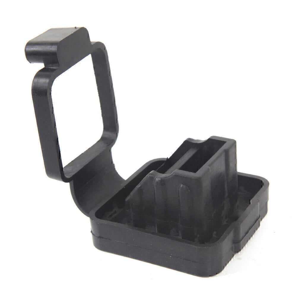 ABS Black Tow Trailer Hitch Cover Plug for Jeep Wrangler JK JL (2007-2023)