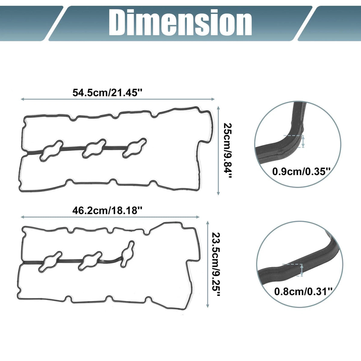 Engine Valve Cover Gasket Set for Kia Sedona, Hyundai (2006-2010)
