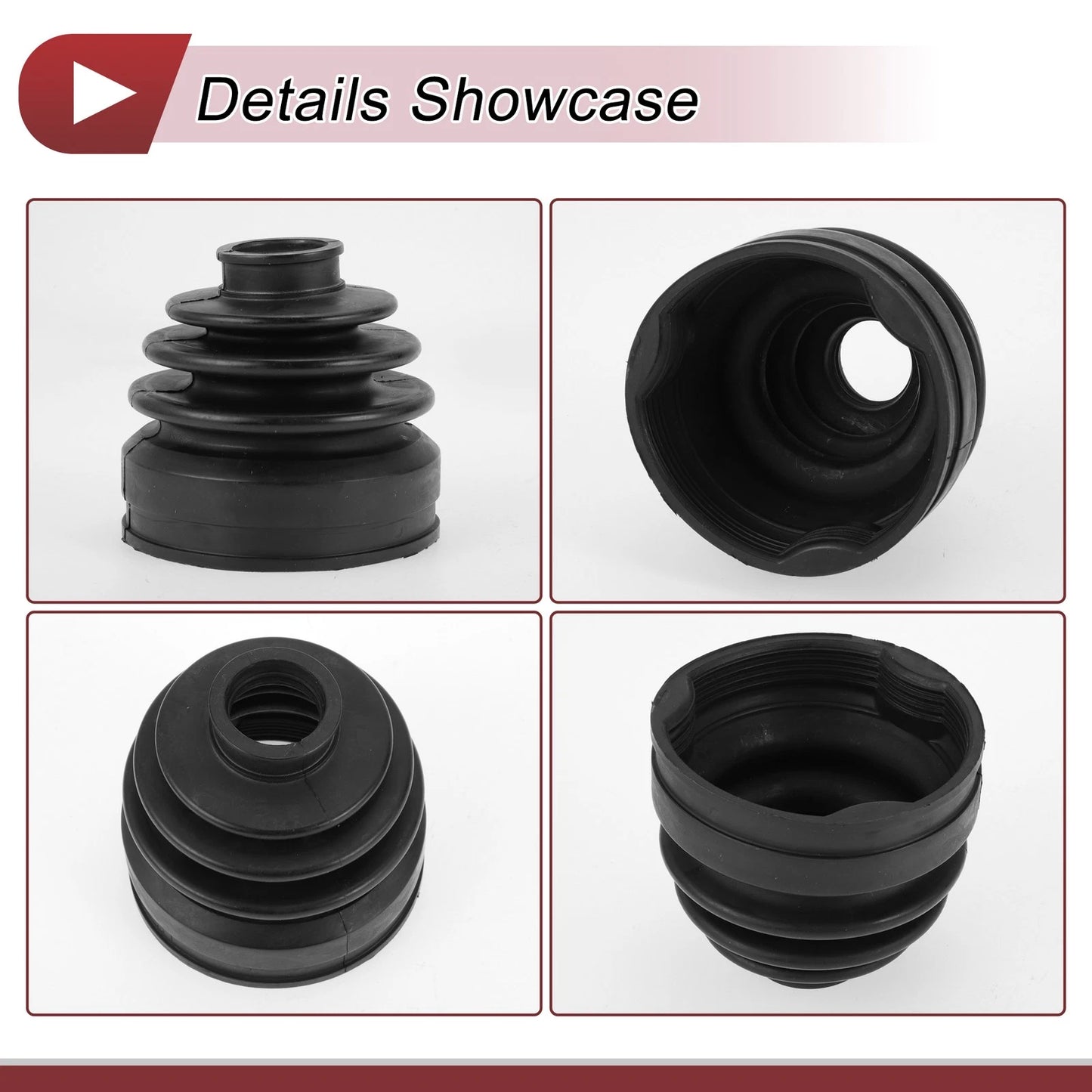 Inner CV Joint Boot Kit w/ Clamps for Honda Ridgeline (2008-2014)