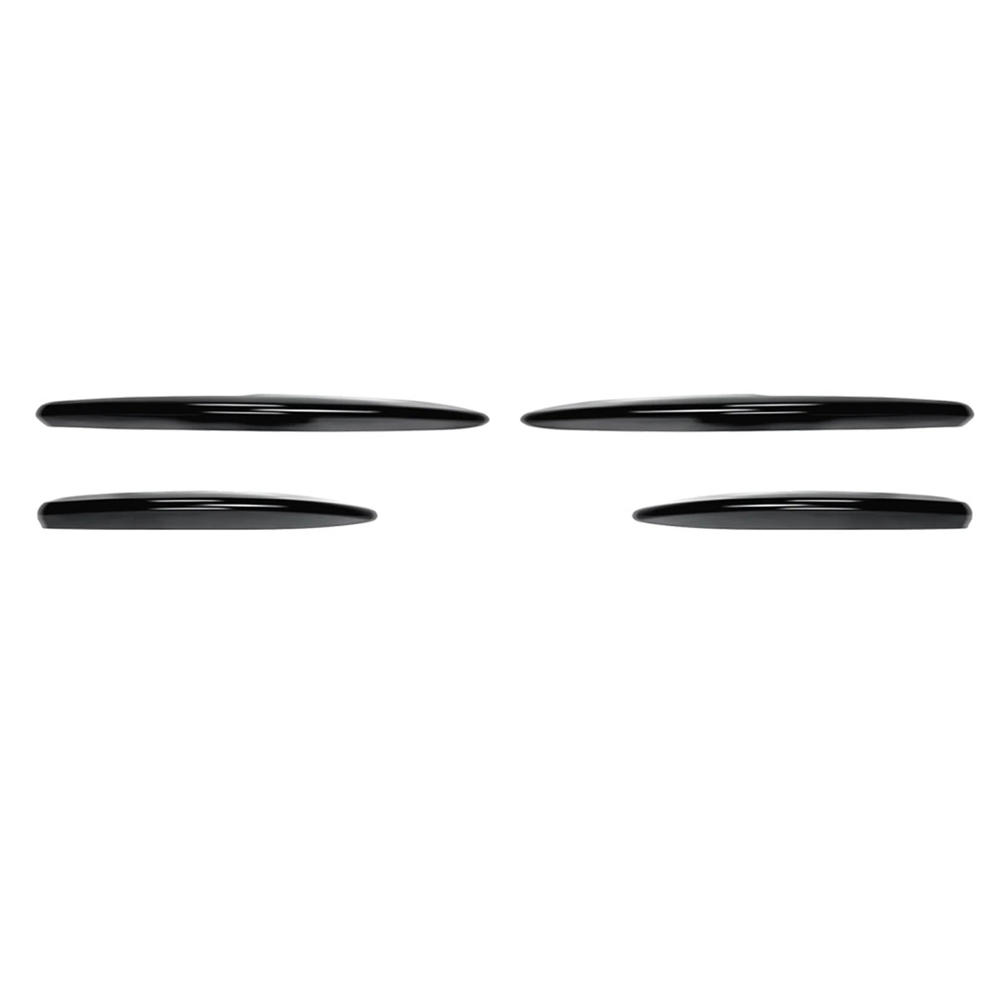 4 x Gloss Black Front Side Air Vent Trims for Benz E Class W214 (2024)