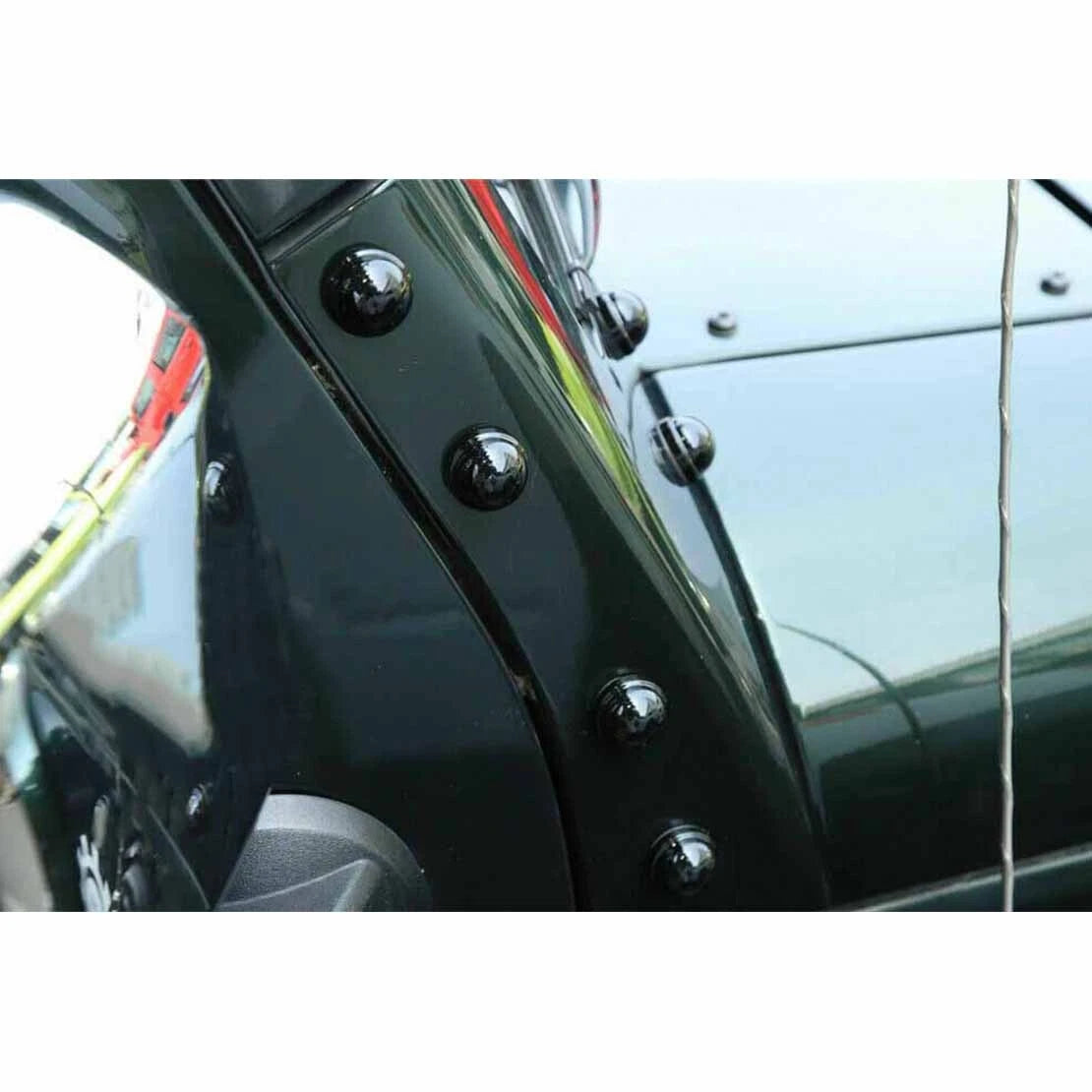 A-Pillar Screw Protection Cover Trim for Jeep Wrangler JK (2007-2017) 12PC