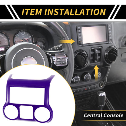 Console Dashboard Cover Trim for Jeep Wrangler JK JKU (2011-2017) Purple