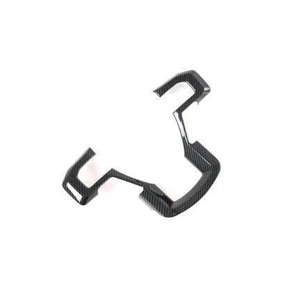 ABS Carbon Style Steering Wheel Moulding Panel Cover Trim for 15-19 Ford F-150