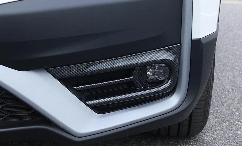 Carbon Fiber Front Fog Light Lamp Covers for 2020-2021 Honda CR-V