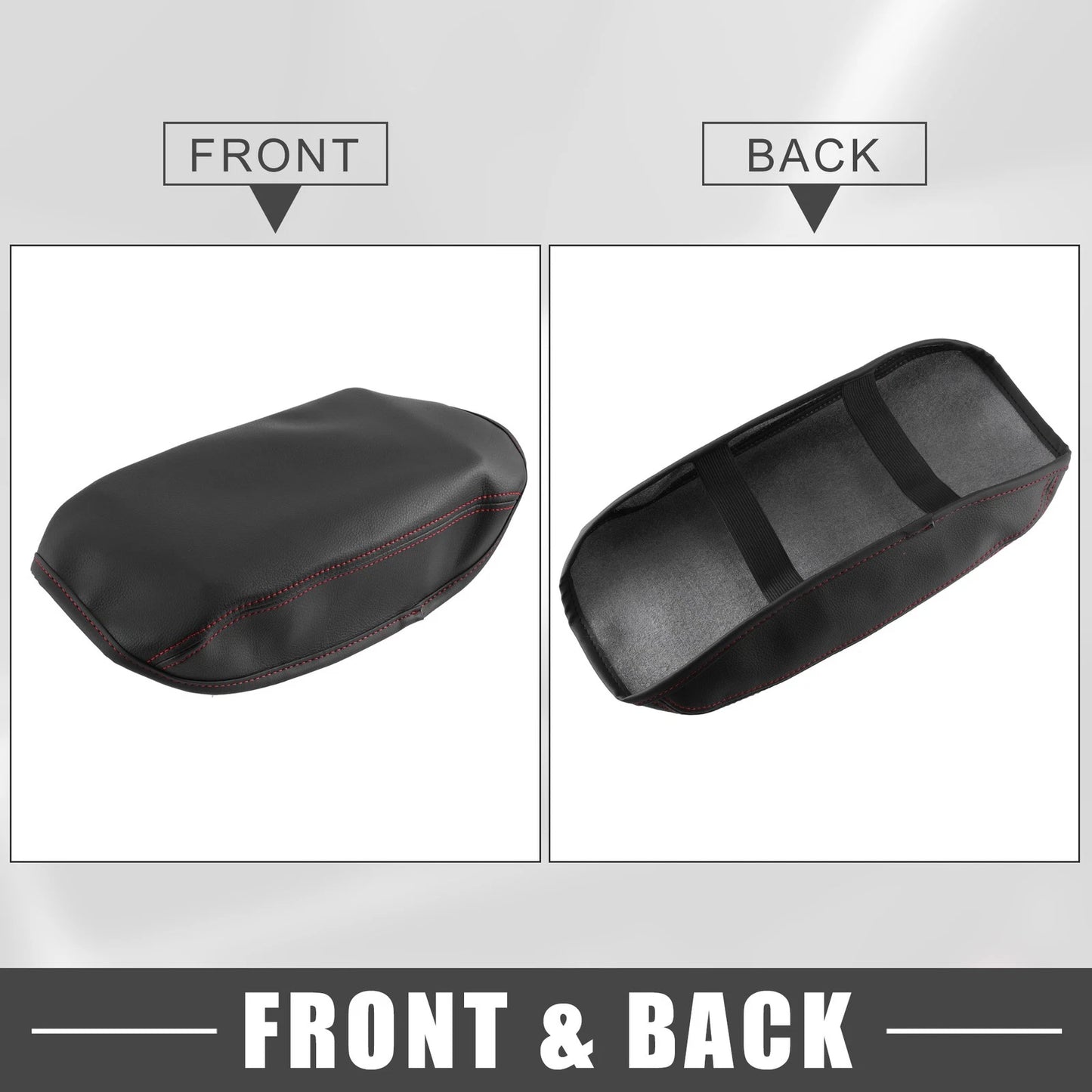 Center Console Armrest Cover Black for Subaru Forester (2019-2023)