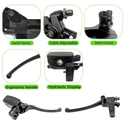 Brake Master Cylinder & Clutch Lever Set for Honda Shadow VLX 600 (1988-2007)