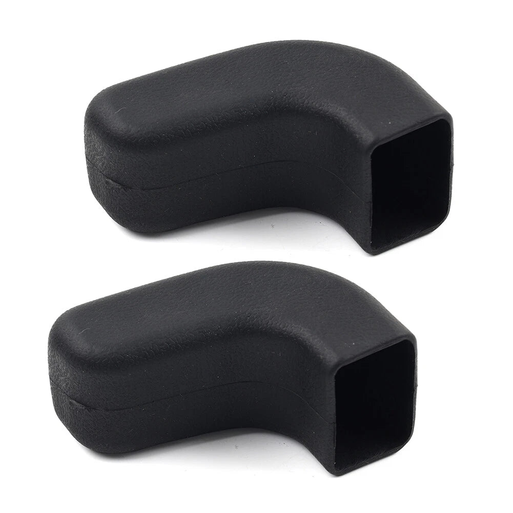 Black Front Bumper Tow Hook Cover for Jeep Wrangler JK JL JT (2007-2023)