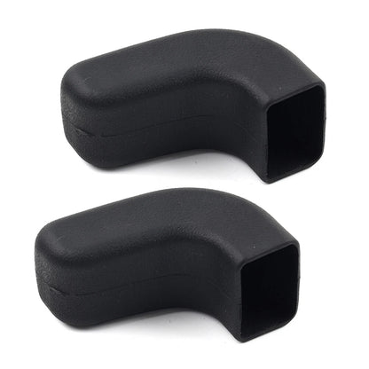 Black Front Bumper Tow Hook Cover for Jeep Wrangler JK JL JT (2007-2023)