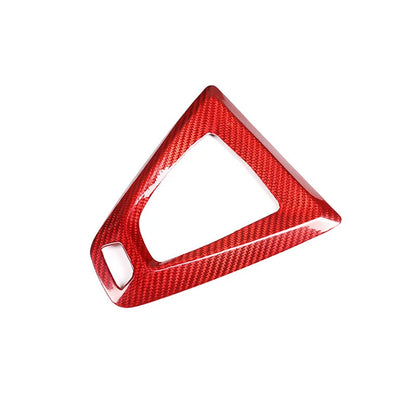 Red Dry Carbon Fiber Gear Shift Panel Cover fit For BMW F80 M3 F82 M4 2014+