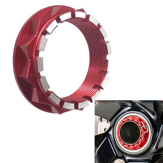 1x Rear Wheel Axle Nut for Ducati Multistrada 1200 S GT (2013-2014) Red