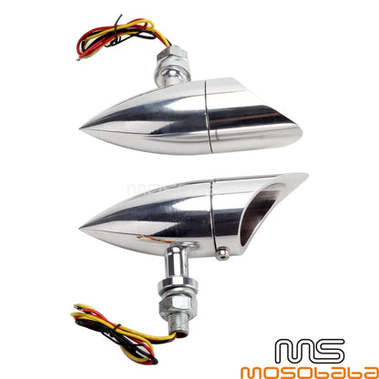LED Motorcycle Bullet Turn Signal Lights for Harley Softail Iron 883/1200