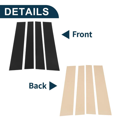4 Pcs Door Pillar Window Trim for Toyota Sequoia (2008–2014)