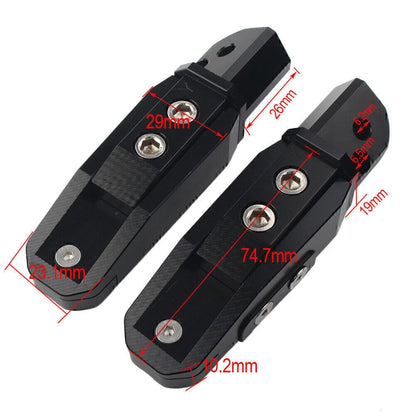 Rear Passenger Footrests Pegs for Yamaha YZF R1 R6 R1M R1S (2015-2023)