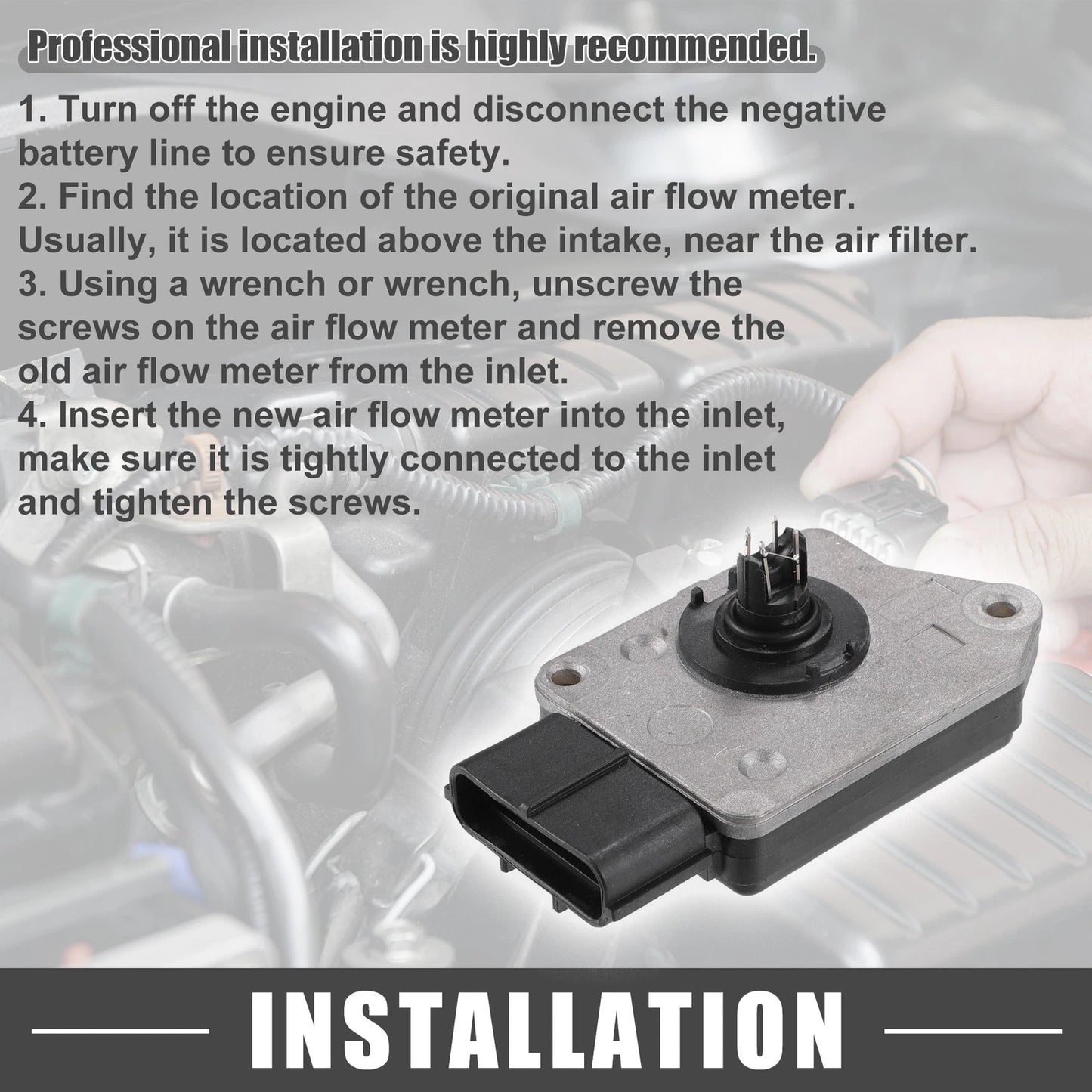 MAF Mass Air Flow Sensor for Ford F-150, Windstar, Taurus (1997-2003)