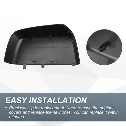 Left Side Rearview Mirror Cap Gloss Black for CHEVROLET COLORADO