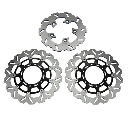 2 x Front Rear Brake Disc Rotors for Suzuki GSXR1000 GSXR600 GSXR750 (2009-2011)