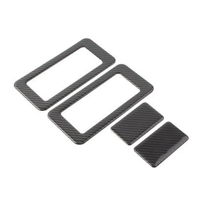 4 x Interior Rear Seat Switch Cover Trim for Jeep Wrangler JK (2011-2017)