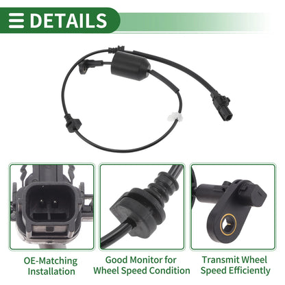 ABS Wheel Speed Sensor for Honda Greiz Gj6 2016-2019 (2 x Sensors)
