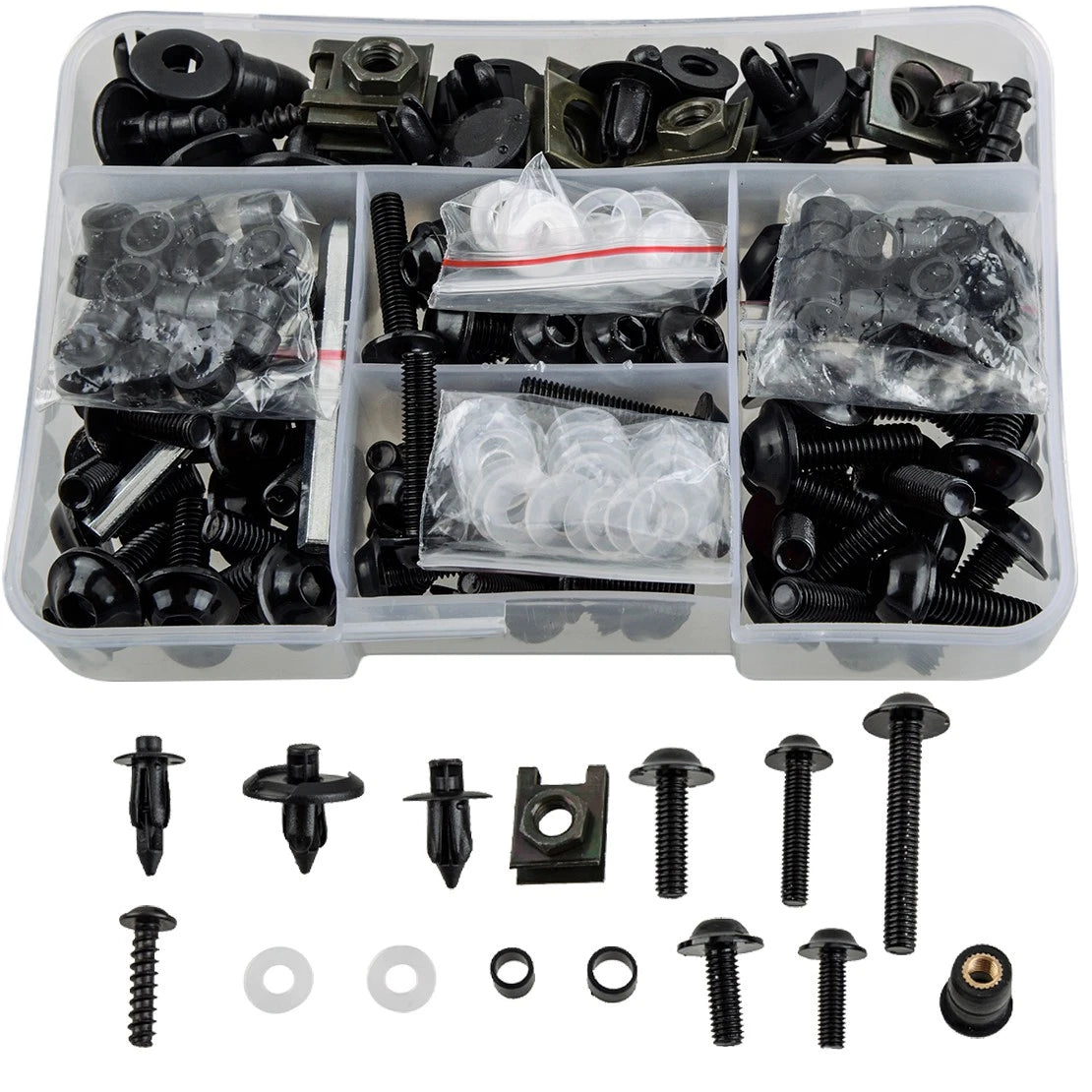 Complete Fairing Bolt Kit for Ducati 1098, 1199 & Honda CBR600F (2007-2017)