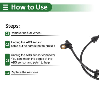 ABS Wheel Speed Sensor for Nissan Tiida C11 (2004-2014) Rear Left