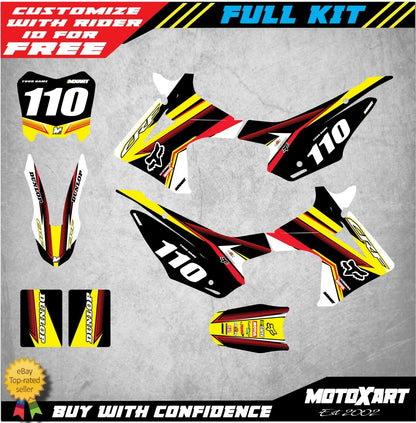 Custom Graphics Full Kit for Honda CRF 110 2013-2018 SPEEDER STYLE Stickers