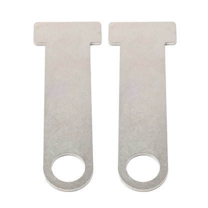2 x Universal Motorcycle Helmet Strap D-Ring Steel Lock Extensions for Scooter