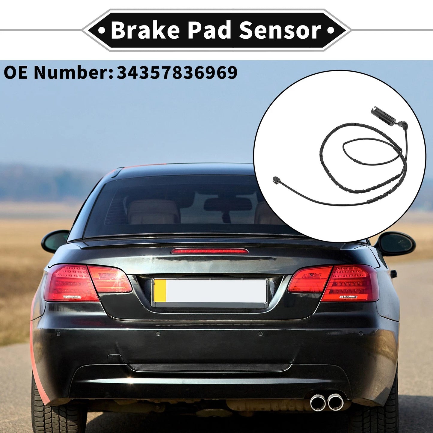 Car Rear Brake Pad Wear Sensor for BMW Z4 E85 E86 (2002-2008)
