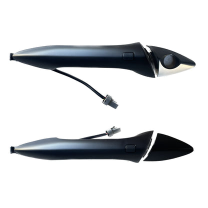 Outer Door Handle Set of 2 for Hyundai Elantra (2011-2015) Black Front