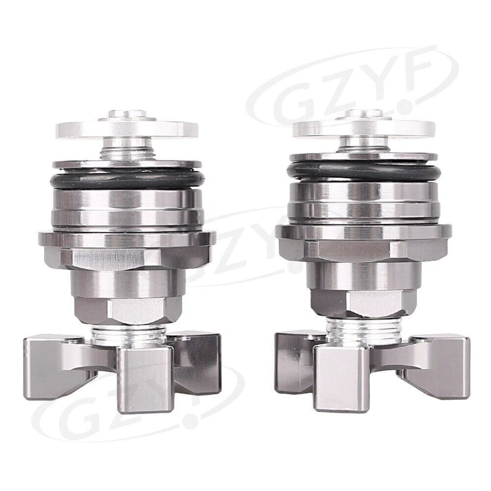 CNC Motorcycle Fork Bolts Preload Adjusters for Kawasaki Ninja 250 (2008-2012)