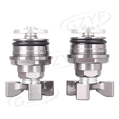 CNC Motorcycle Fork Bolts Preload Adjusters for Kawasaki Ninja 250 (2008-2012)