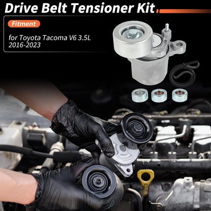 Set Drive Belt Tensioner Kit for Toyota Tacoma V6 3.5L (2016–2023)