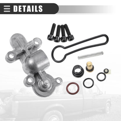 Fuel Pressure Regulator Kit for Ford (2003-2007) Silver Black 1 Set
